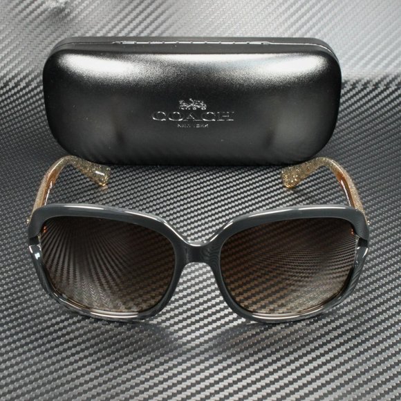 COACH Brown 57mm Sunglasses main image 3